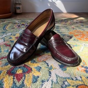 Weejuns Whitney Penny Loafer in cordovan/wine